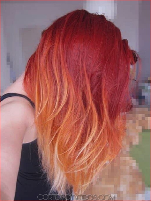 Los 27 peinados rojos más calientes de Ombre