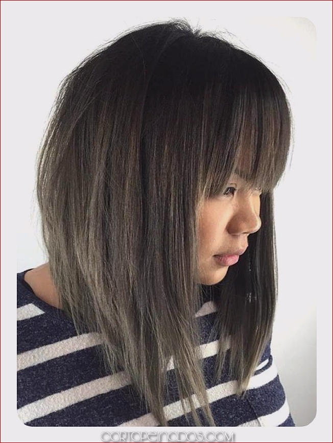 66 hermosos peinados de bob largo con capas para 2019