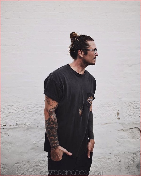 Top Knots Hairstyle para hombres