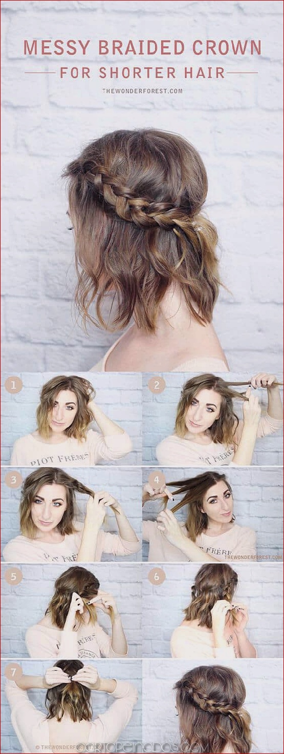 27 hermosas y frescas trenzas ideas de peinado para el pelo corto