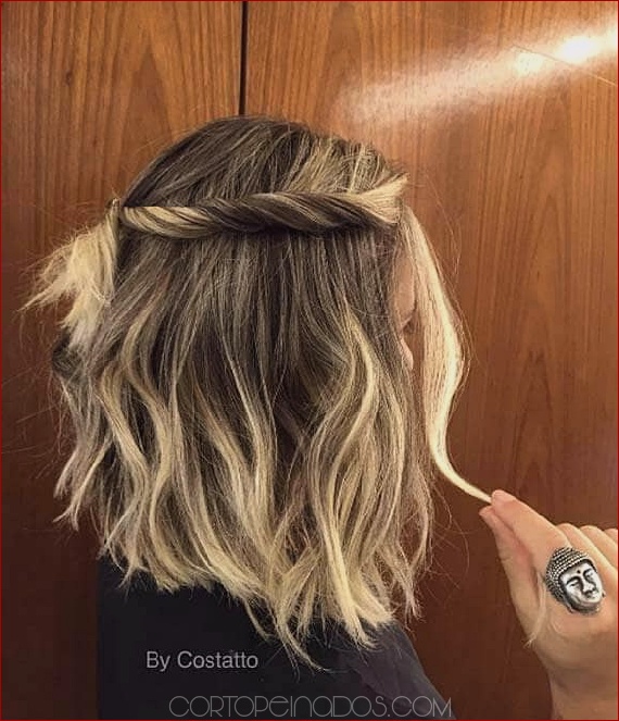 27 hermosas y frescas trenzas ideas de peinado para el pelo corto