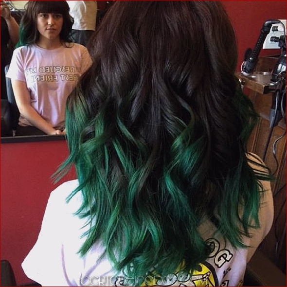 71 ideas para teñir el cabello verde que te encantarán