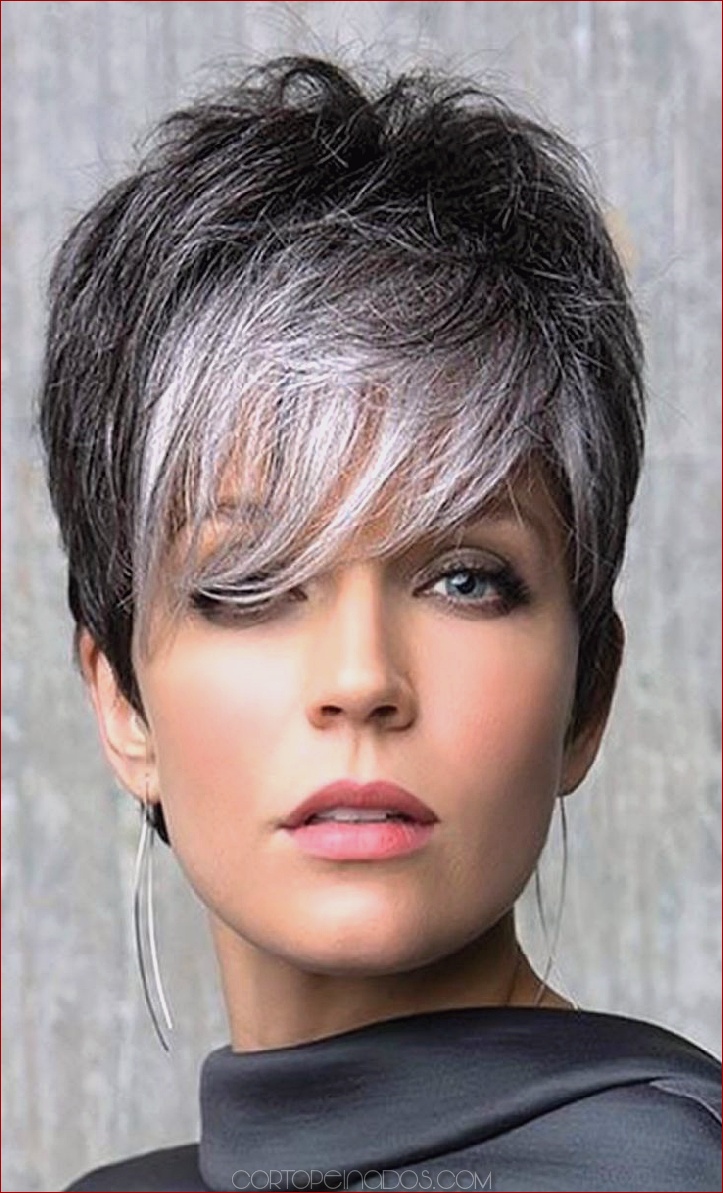 20 peinados de plata más vivaces para las mujeres