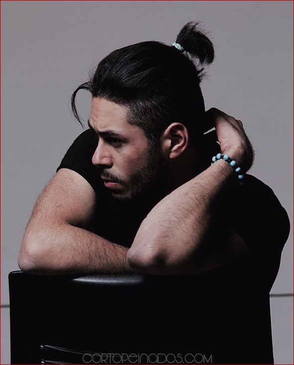 Top Knots Hairstyle para hombres