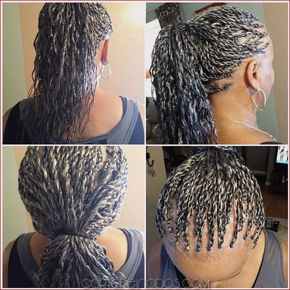 Peinados largos para mujeres negras