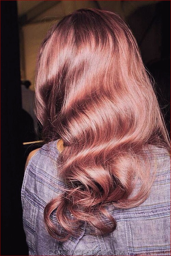 51 impresionante cabello de oro rosa para robar el espectáculo