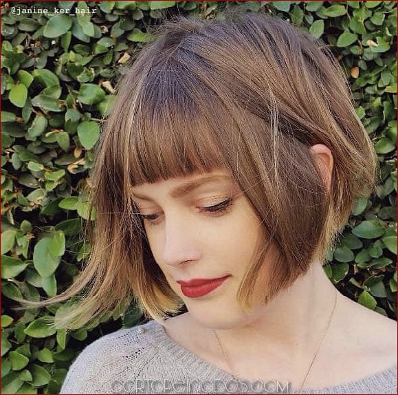 50 maneras de usar el pelo corto con flequillo para una nueva apariencia fresca