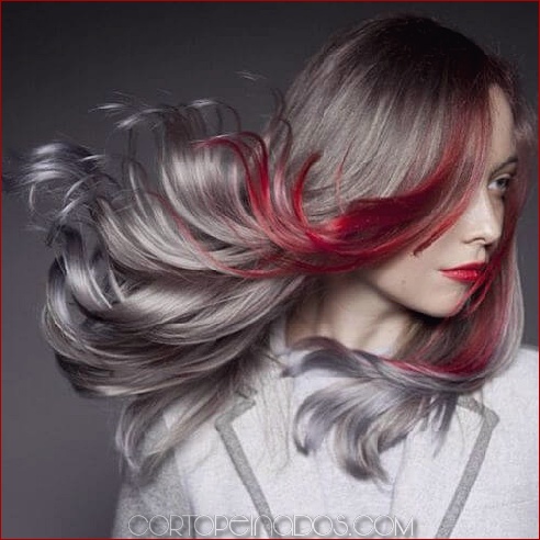 52 lujosas ideas para el cabello gris que te encantarán