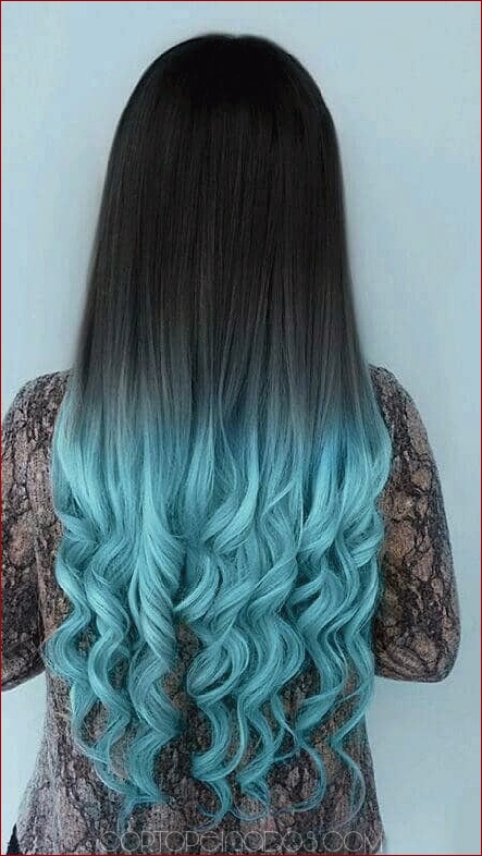 27 Super Cool Blue Ombre Peinados