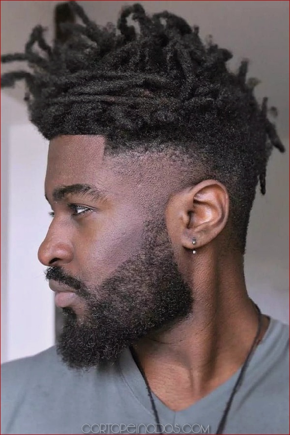82 ideas frescas para peinados de hombre negro