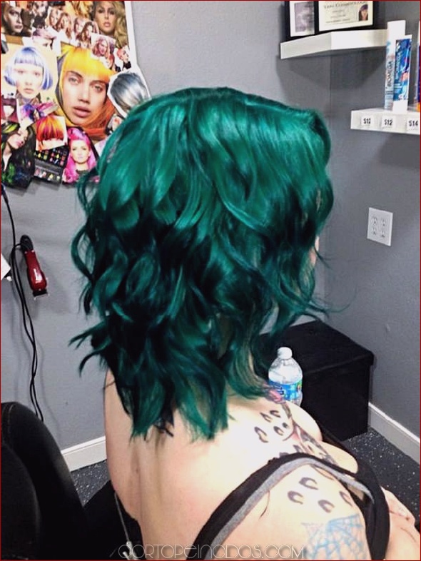 71 ideas para teñir el cabello verde que te encantarán