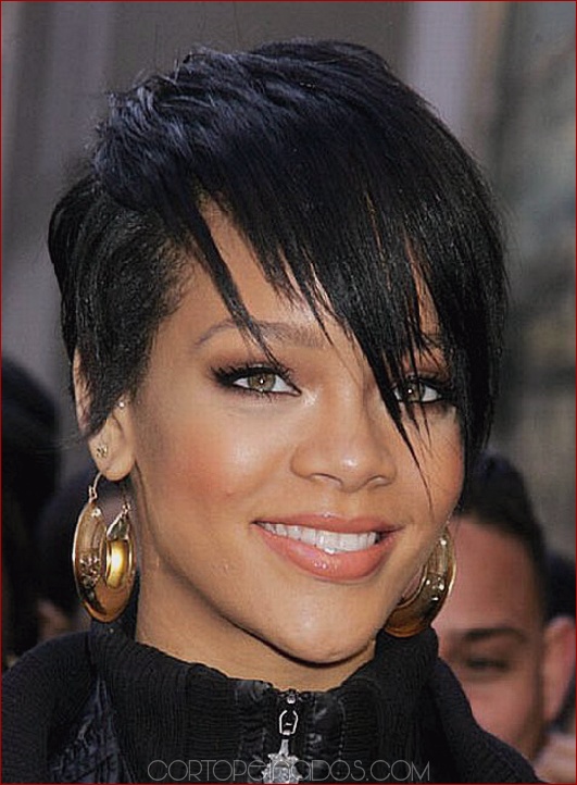 30 peinados negros más encantadores cortos para las mujeres