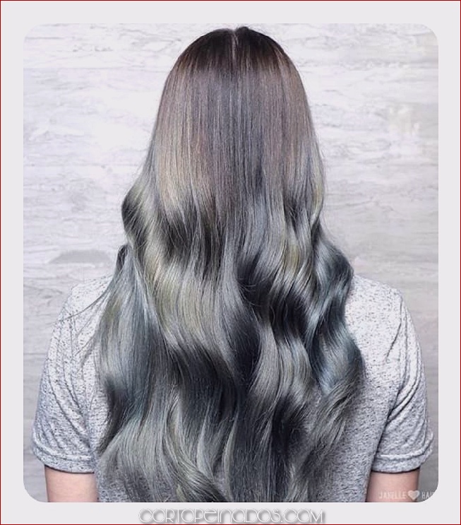 104 peinados grises largos y cortos 2019