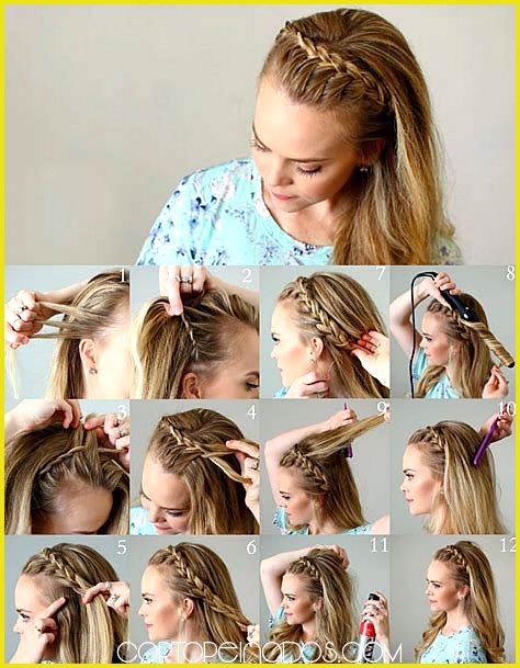 Cómo hacer un peinado Mohawk con trenzas