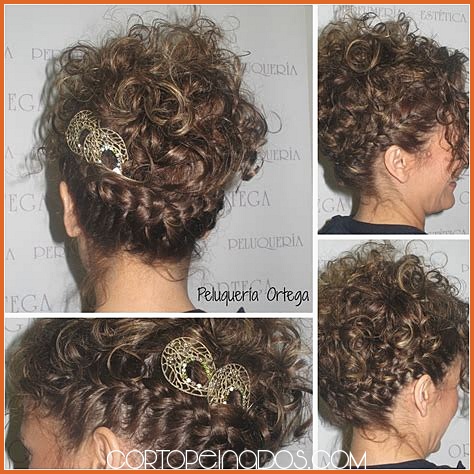 Ideas de recogidos para cabello rizado