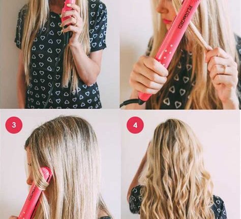 Pasos para hacer ondas en cabello largo