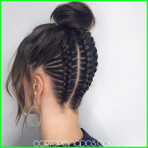 Peinados con trenzas para cabello corto