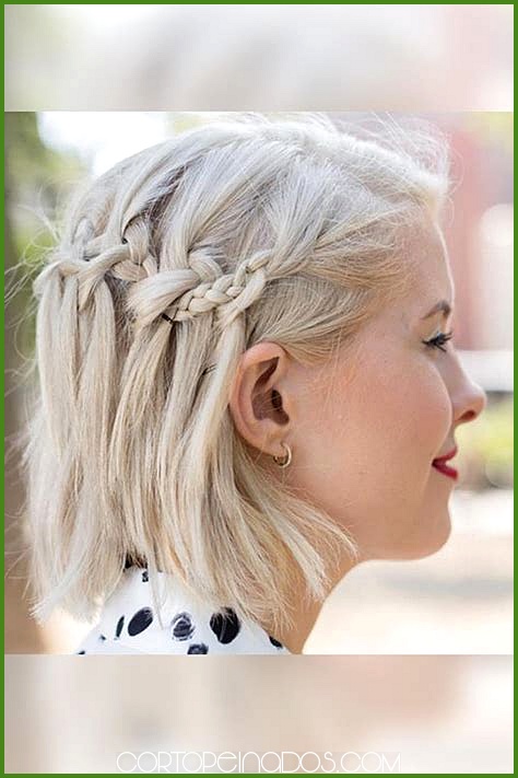 Peinados con trenzas para cabello corto