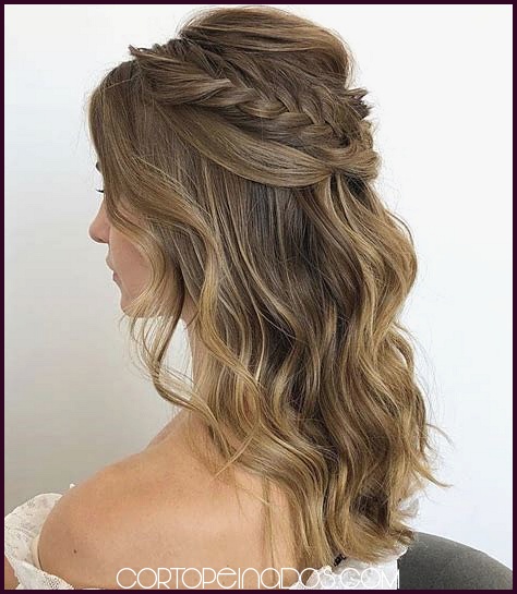 Peinados de boda para novias con cabello fino