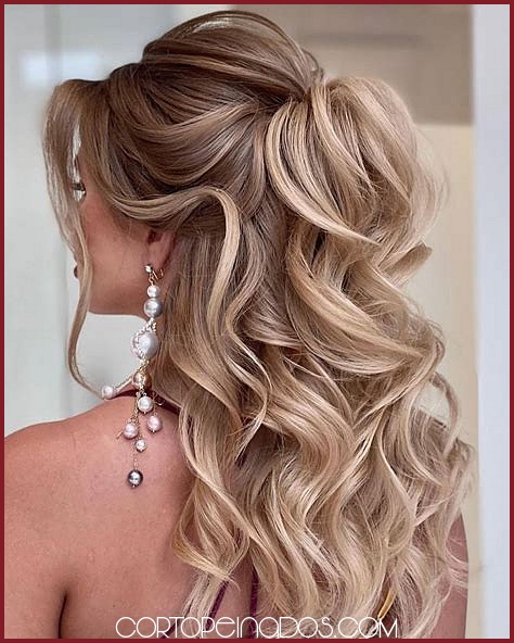 Peinados de fantasía para eventos con cabello largo