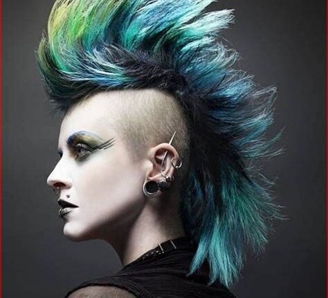 Peinados Mohawk con toques de punk: estilos atrevidos y rebeldes