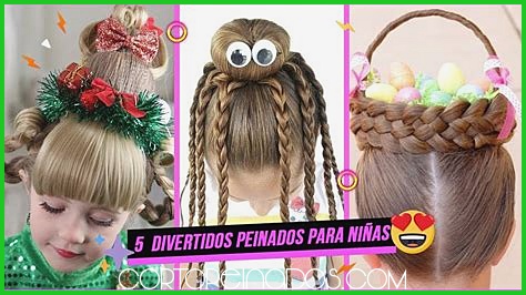 Peinados temáticos para fiestas de cumpleaños infantiles