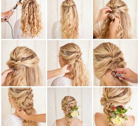 Técnicas de peinado de boda DIY para novias creativas